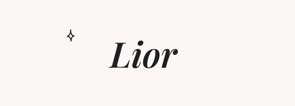 Lior, prénom russe pour garçon original et rare, beau prénom slave masculin atypique