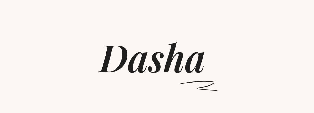 Dasha, prénom russe pour fille court et tendance, joli diminutif slave chaleureux et populaire