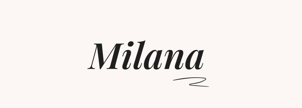 Milana, beau prénom russe pour fille mélodieux, l'un des prénoms slaves les plus tendance