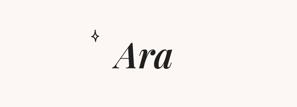 Ara, prénom coréen fille court : signification "belle et gracieuse"
