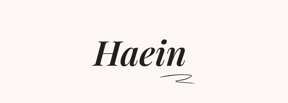 Prénom coréen fille Haein : signification et origine hanja