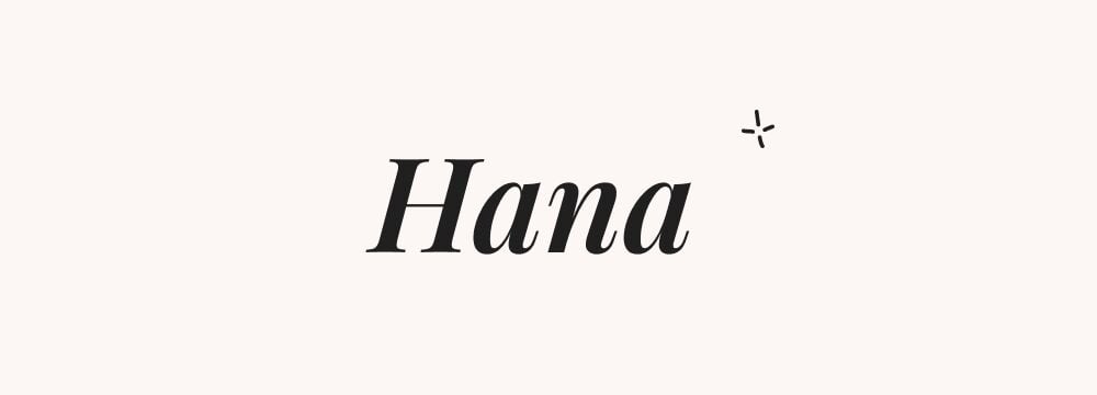 Prénom coréen fille Hana : signification "un" ou "fleur"