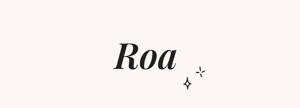 Roa, prénom coréen fille rare et original : signification