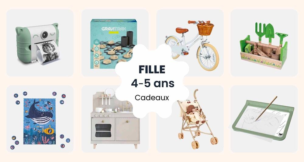 Quoi offrir fille 4 ou 5 ans, idées cadeaux, meilleure sélection cadeaux fille 4-5 ans