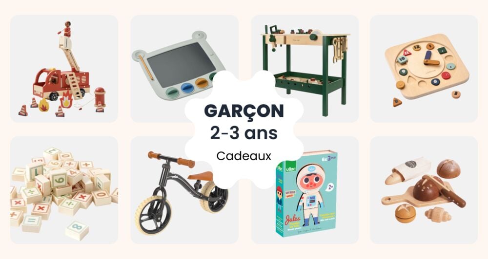 Quoi offrir à un garçon de 2 ans : idées cadeaux, idées cadeaux Noël, idées cadeaux anniversaire