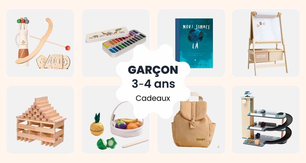 Quoi offrir garçon 3 ou 4 ans, idées cadeaux, meilleure sélection cadeaux garçon 3-4 ans